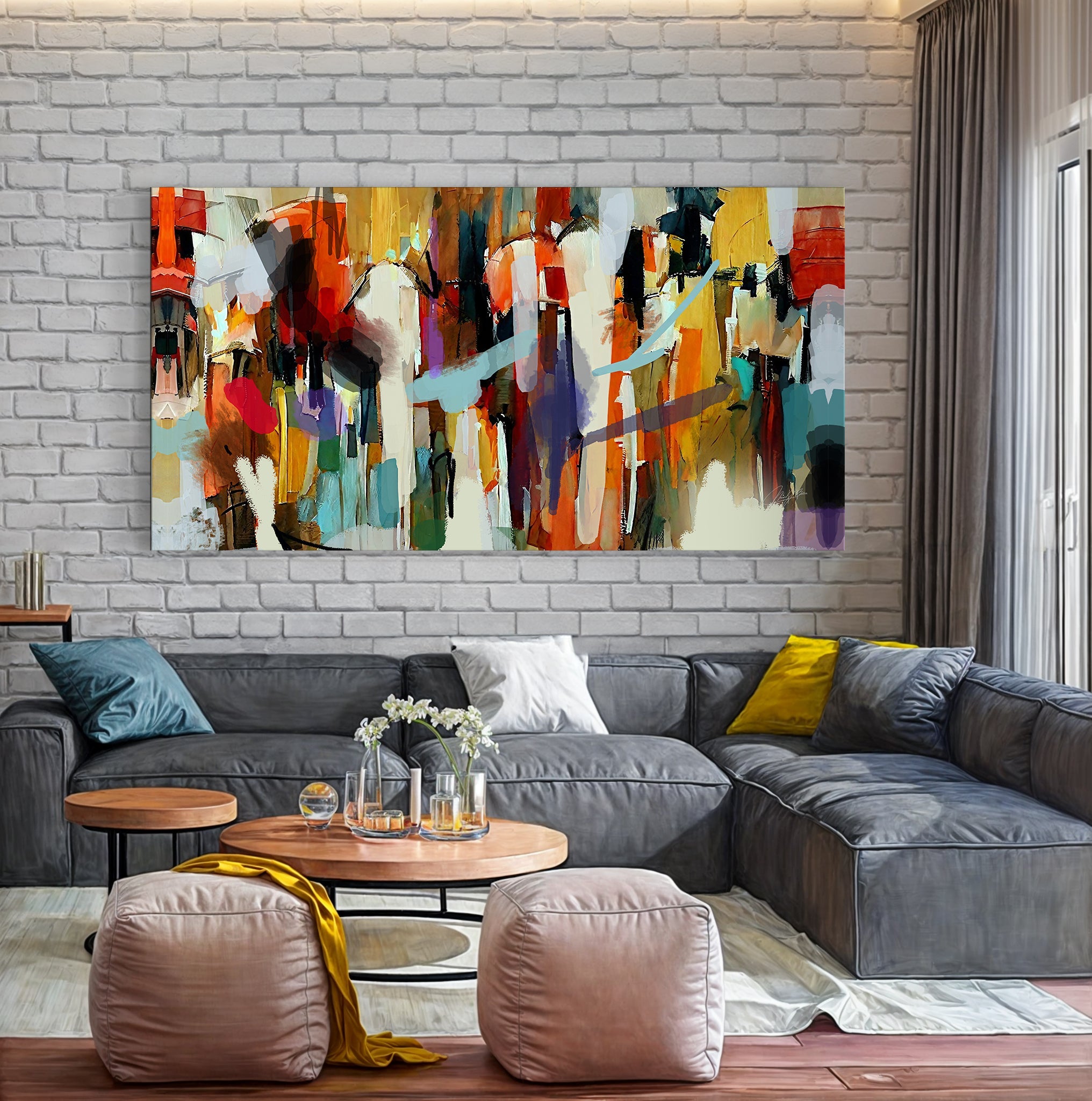 Canvas Print: "Resonant Hues"