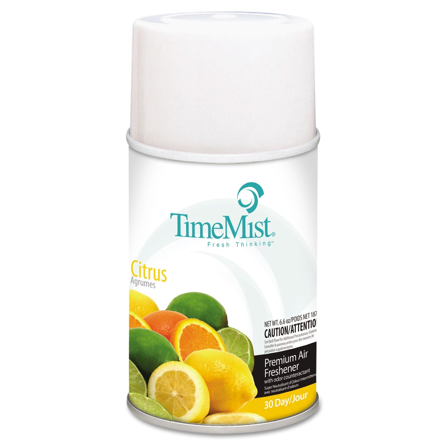TimeMist Premium Metered Air Freshener Refill, Citrus, 6.6 oz Aerosol Spray