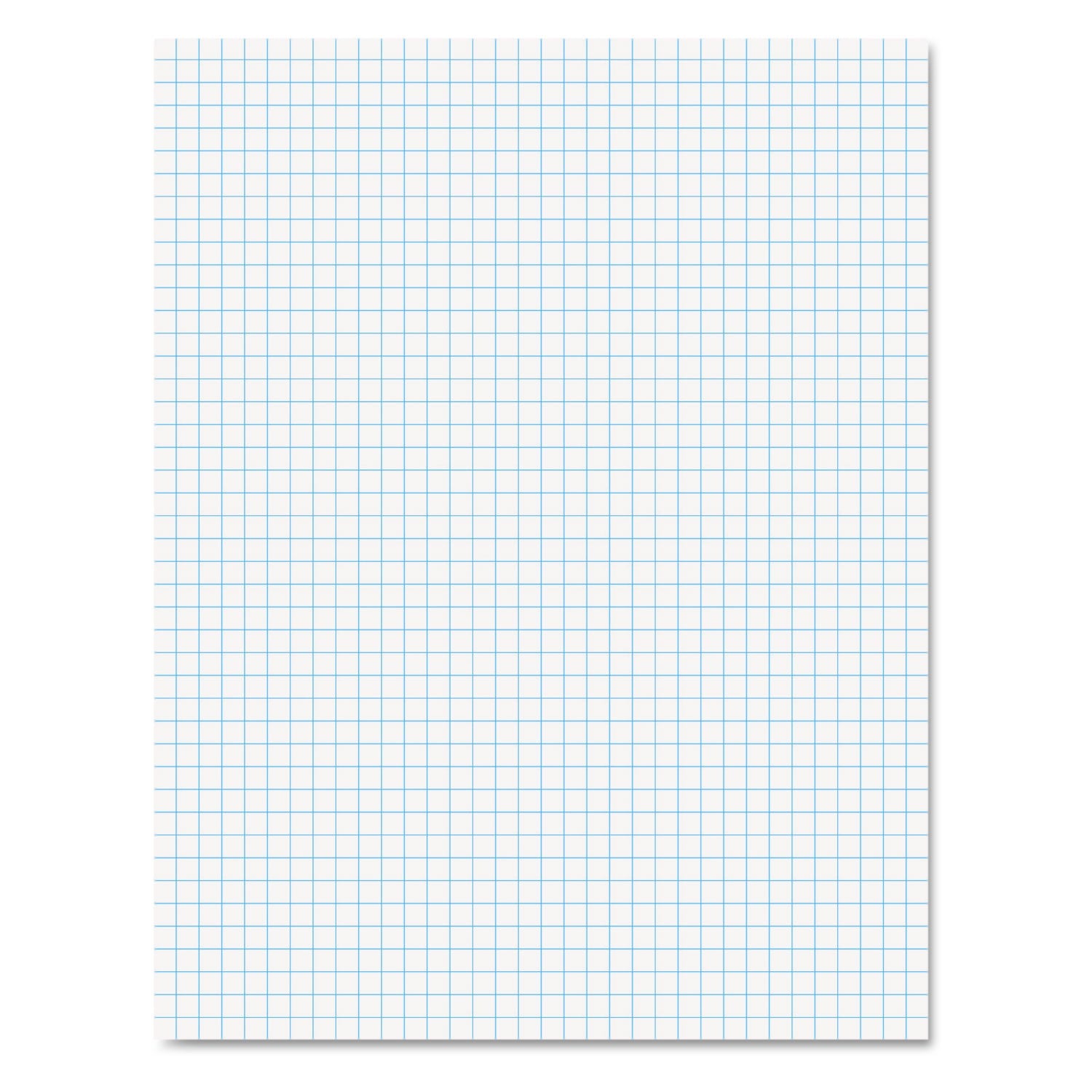 Ampad Quadrille Pads, Quadrille Rule (4 sq/in), 50 White (Heavyweight 20 lb Bond) 8.5 x 11 Sheets