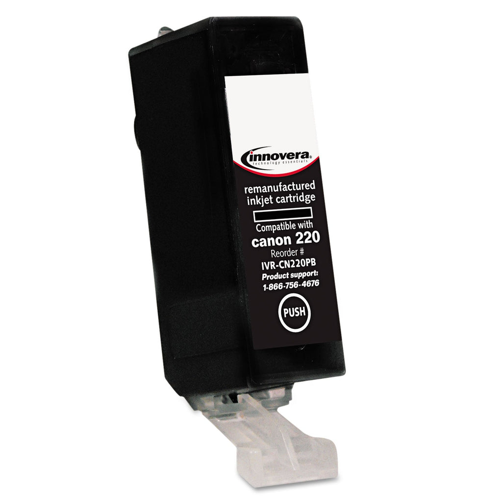 Innovera Remanufactured Black Ink, Replacement for PGI-220 (2945B001), 324 Page-Yield