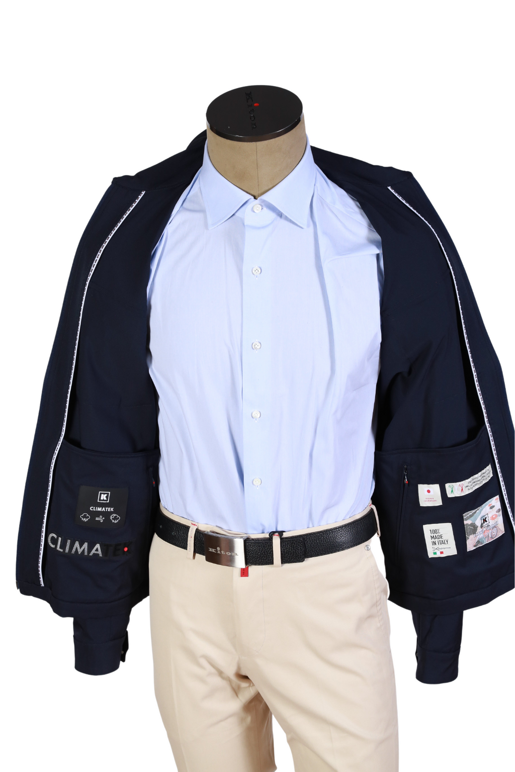 Kired by Kiton Nylon Zip-Up Jacket
