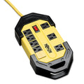 Tripp Lite Power It! Safety Power Strip with GFCI Plug, 8 Outlets, 12 ft Cord, Yellow/Black