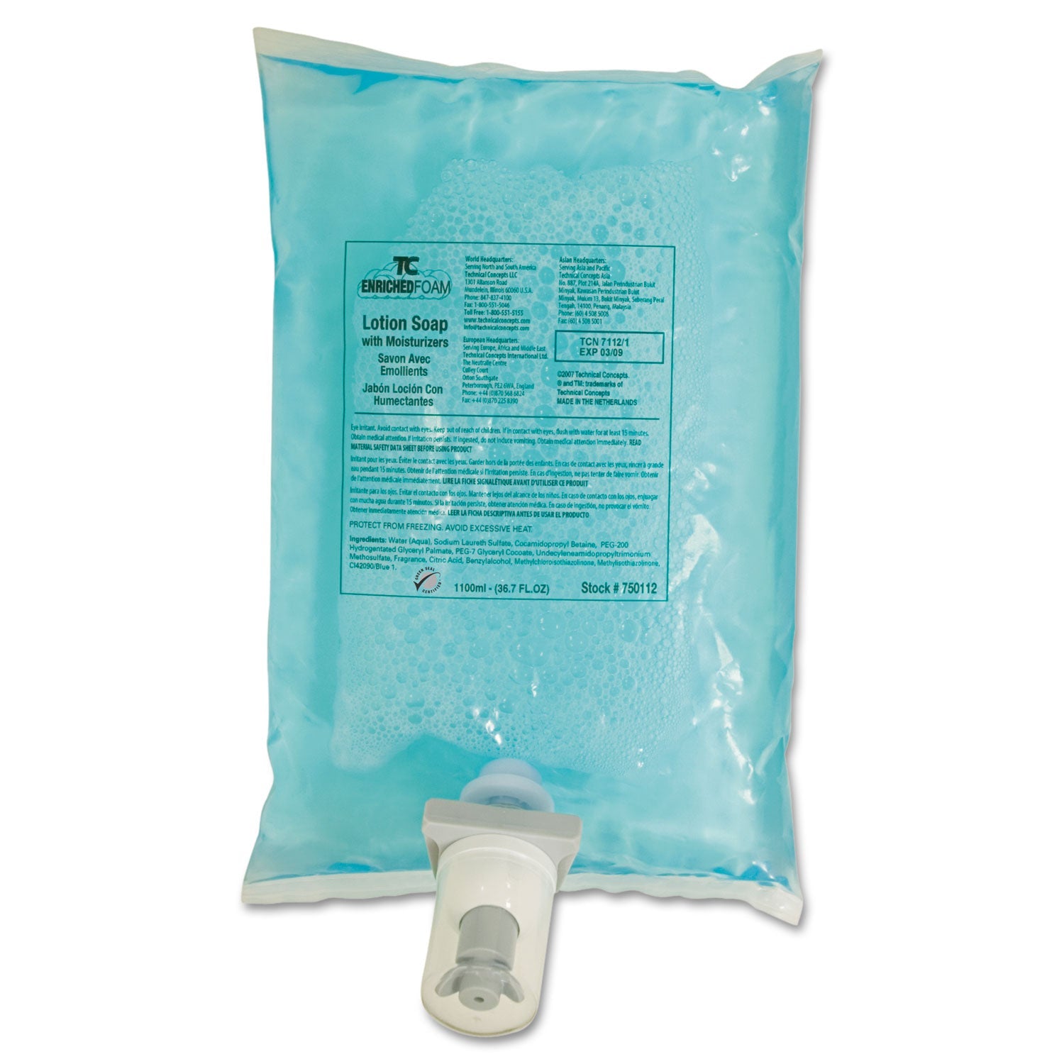 Rubbermaid Autofoam Hand Soap Refill, Citrus Scent, 1,100mL Refill