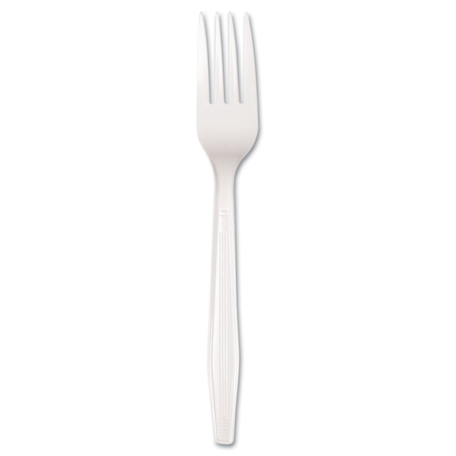 Boardwalk Mediumweight Polystyrene, Fork, White, 10 Boxes of 100/Carton
