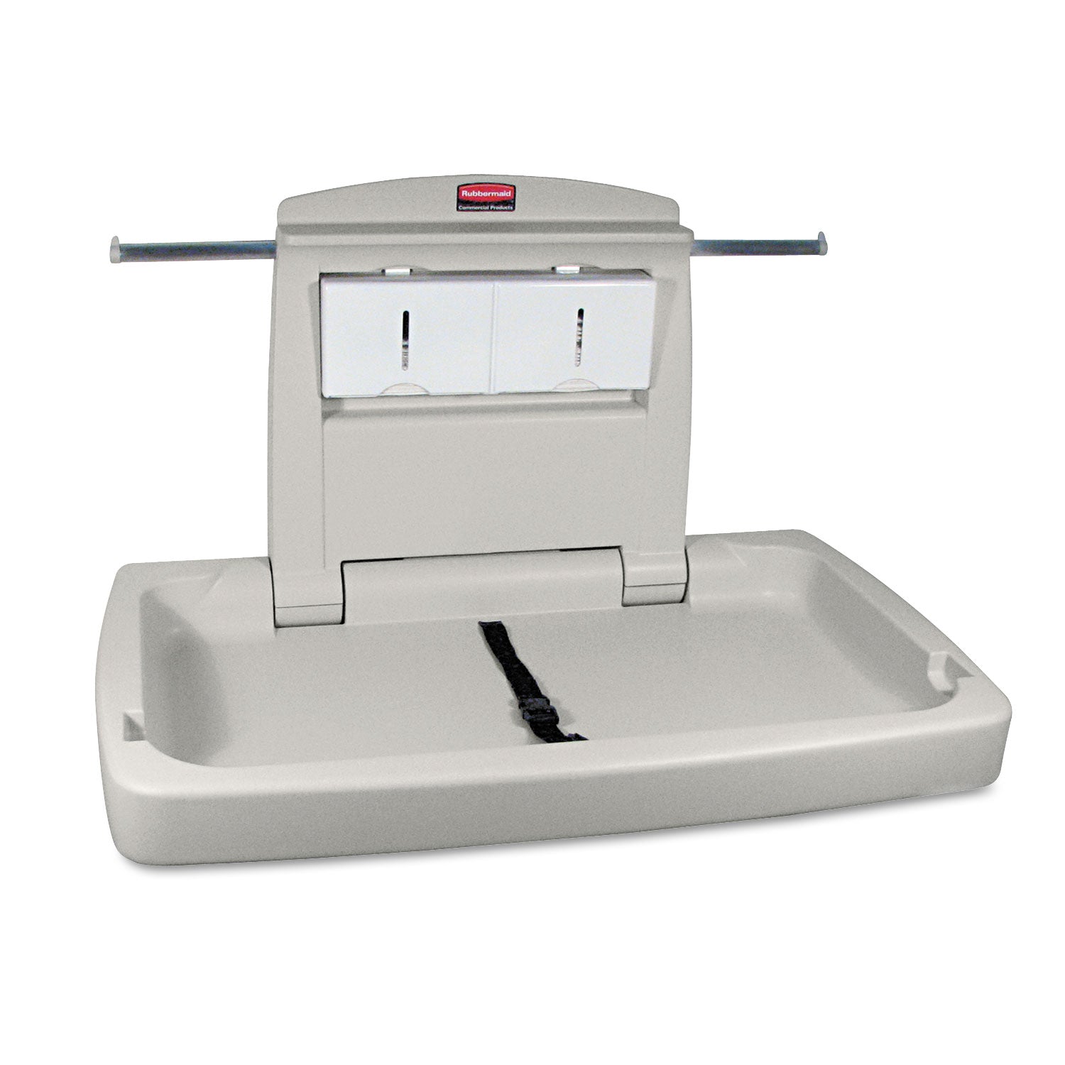 Rubbermaid Sturdy Station 2 Baby Changing Table, 33.5 x 21.5, Platinum
