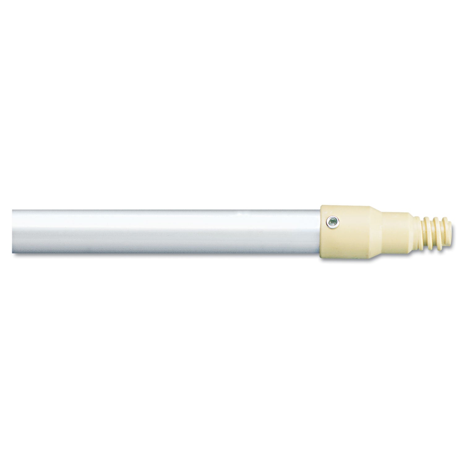 Rubbermaid Aluminum Threaded Plastic-Tip Broom/Sweep Handle, 1" dia x 57", Gray