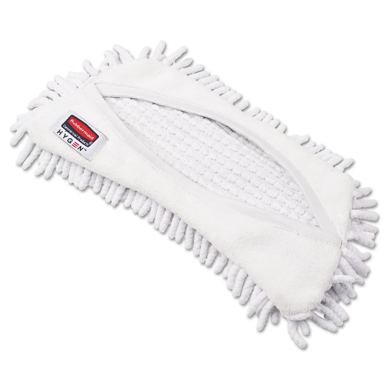 Rubbermaid HYGEN Flexi Frame Damp Mop Covers, Microfiber, White, 8.9 x 5.9