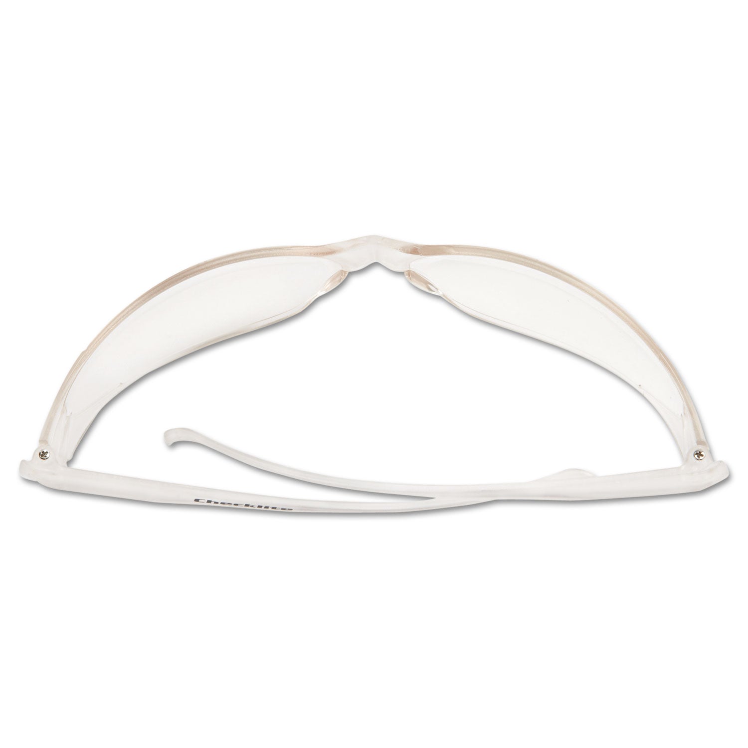 MCR Checklite Safety Glasses, Clear Frame, Clear Lens