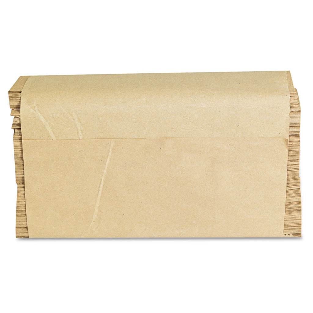 GEN Folded Paper Towels, Multifold, 9 x 9.45, Natural, 250 Towels/Pack, 16 Packs/Carton