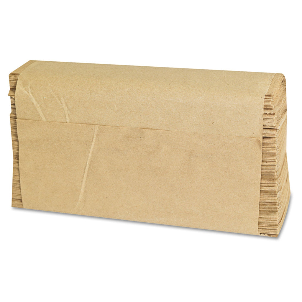 GEN Folded Paper Towels, Multifold, 9 x 9.45, Natural, 250 Towels/Pack, 16 Packs/Carton