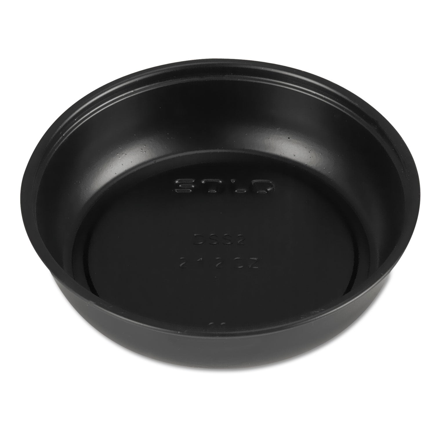 Dart Polystyrene Souffle Portion Cups, 3.5 oz, Black, 250/Bag, 10 Bags/Carton