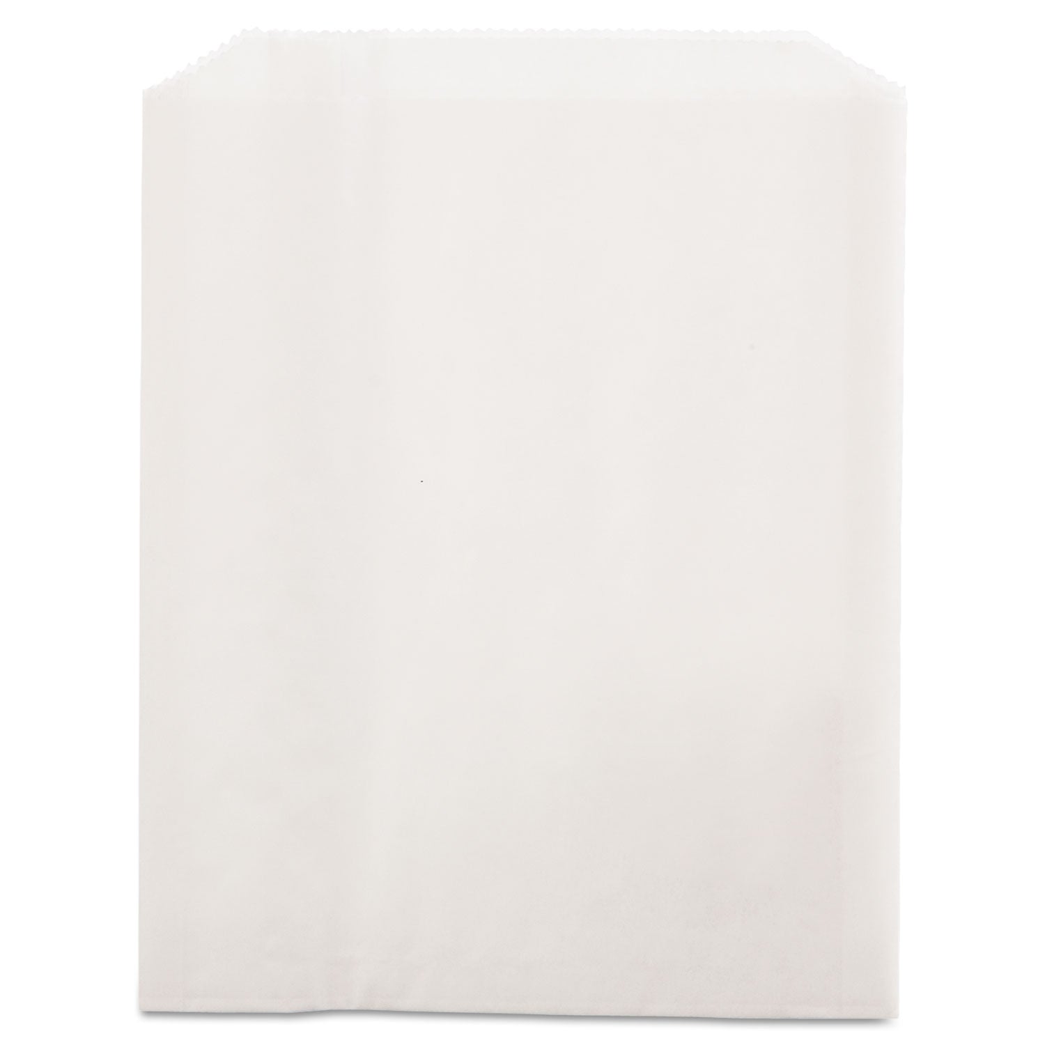 Bagcraft Grease-Resistant Single-Serve Bags, 6" x 7.25", White, 2,000/Carton