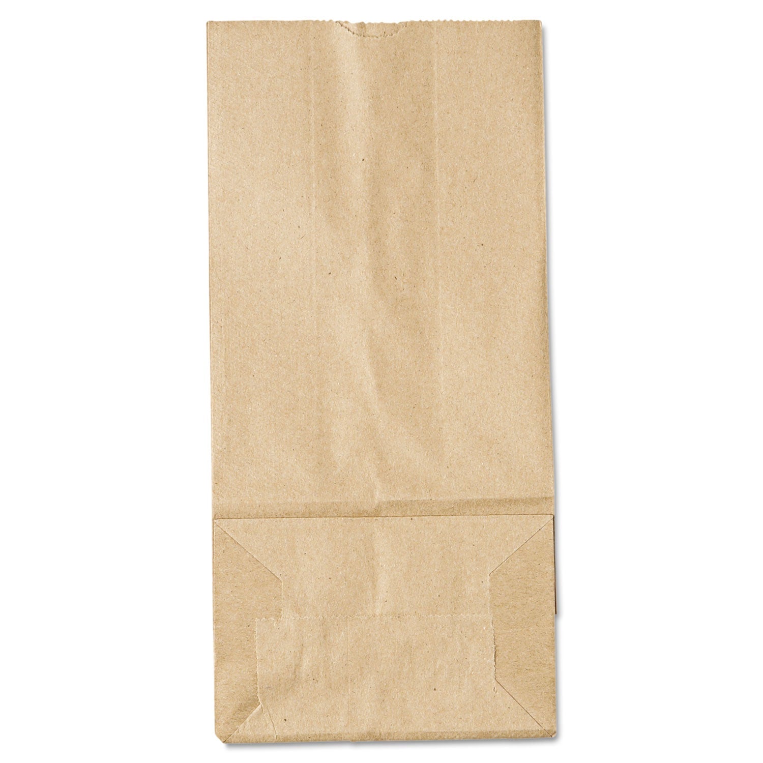 General Grocery Paper Bags, 35 lb Capacity, #5, 5.25" x 3.44" x 10.94", Kraft, 500 Bags