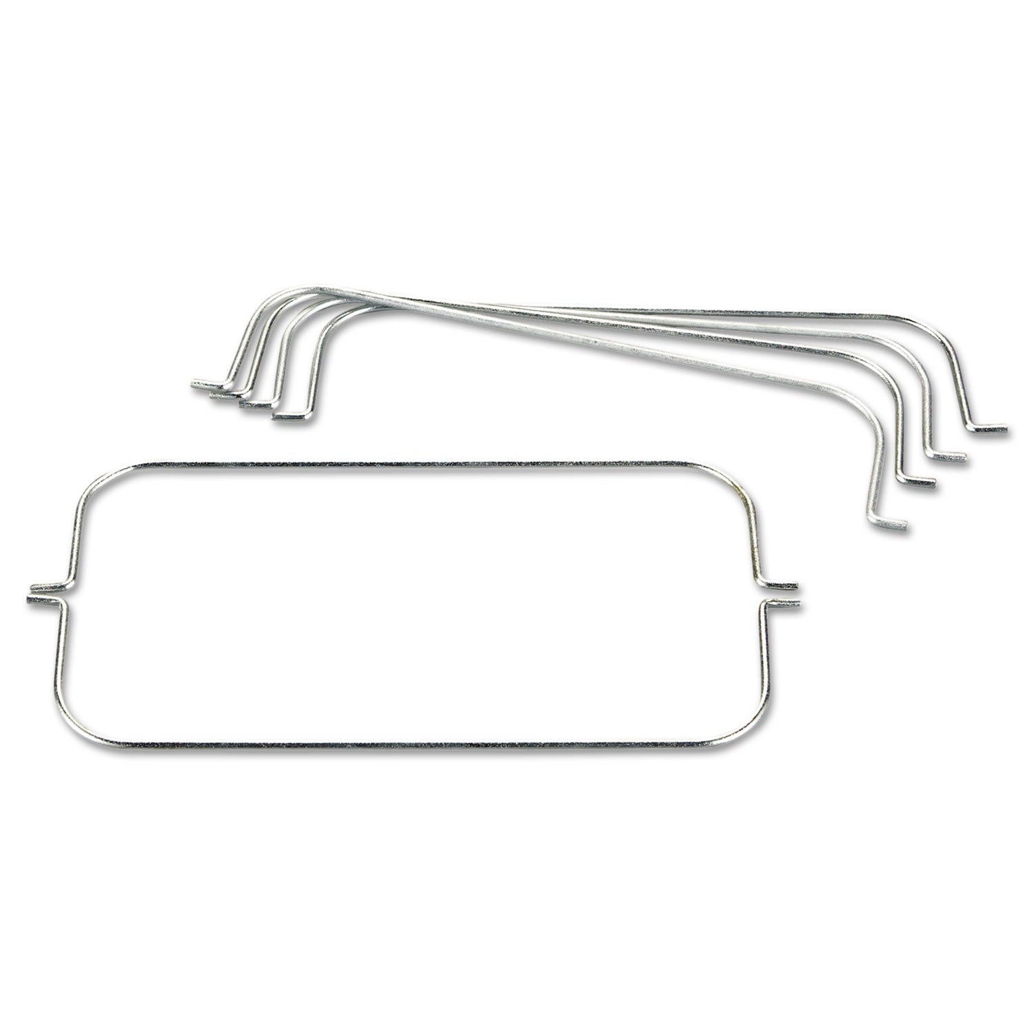 Rubbermaid Tri-Wire Waste Bag Holder Kit, For Rubbermaid Commercial Cleaning Carts, Steel