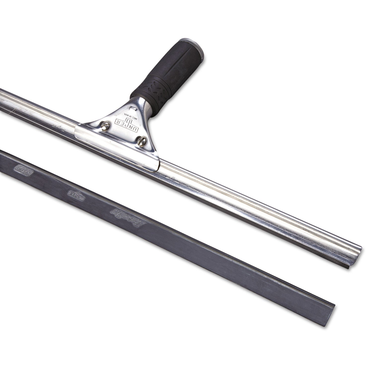 Unger ErgoTec Replacement Squeegee Blades, 18" Wide Blade, 12/Pack