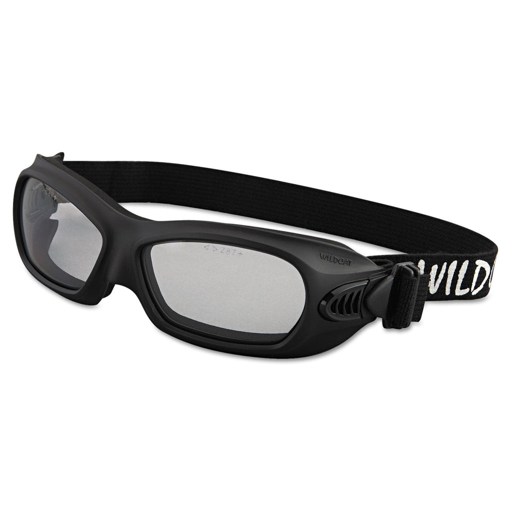 KleenGuard V80 WildCat Safety Goggles, Black Frame, Clear Lens