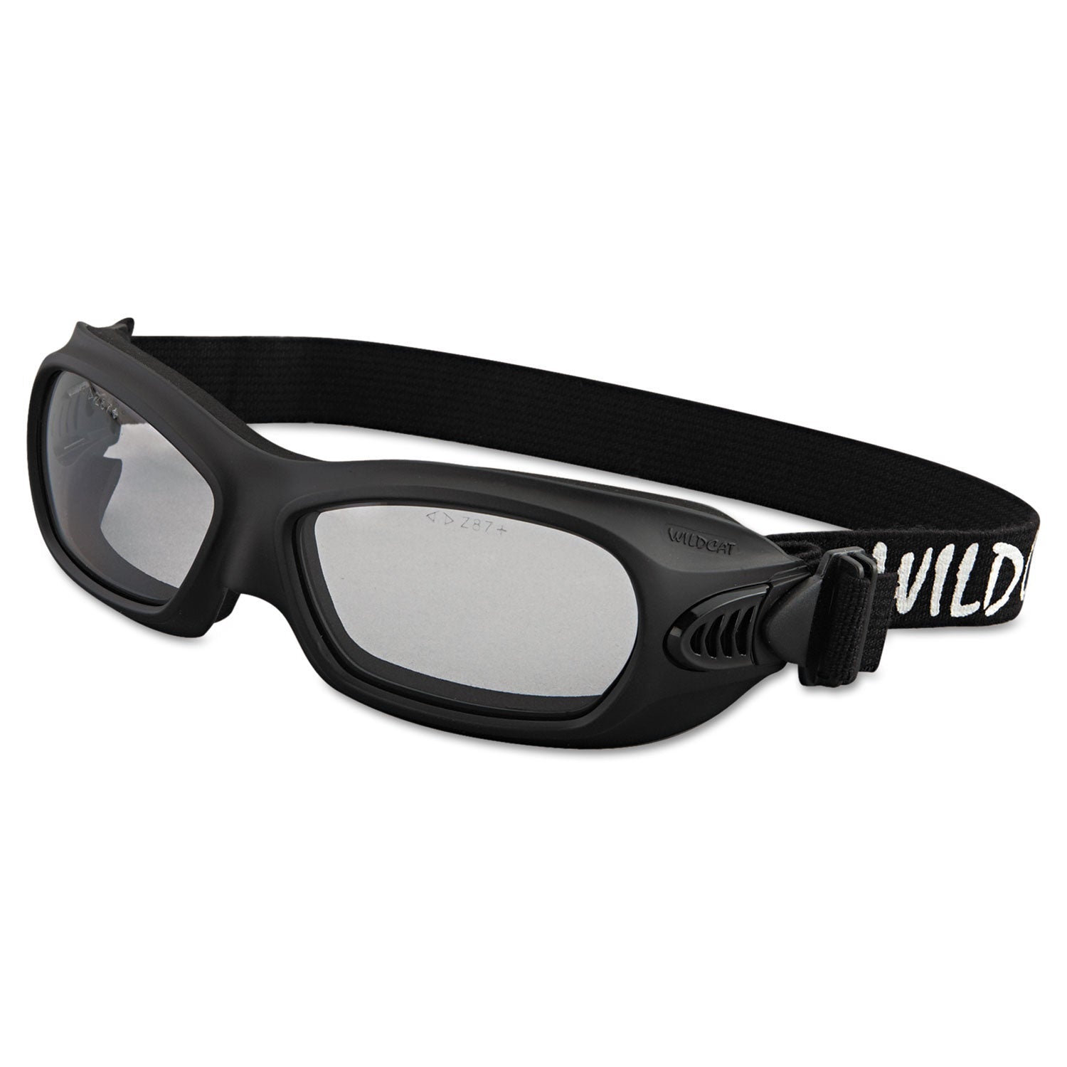 KleenGuard V80 WildCat Safety Goggles, Black Frame, Clear Lens