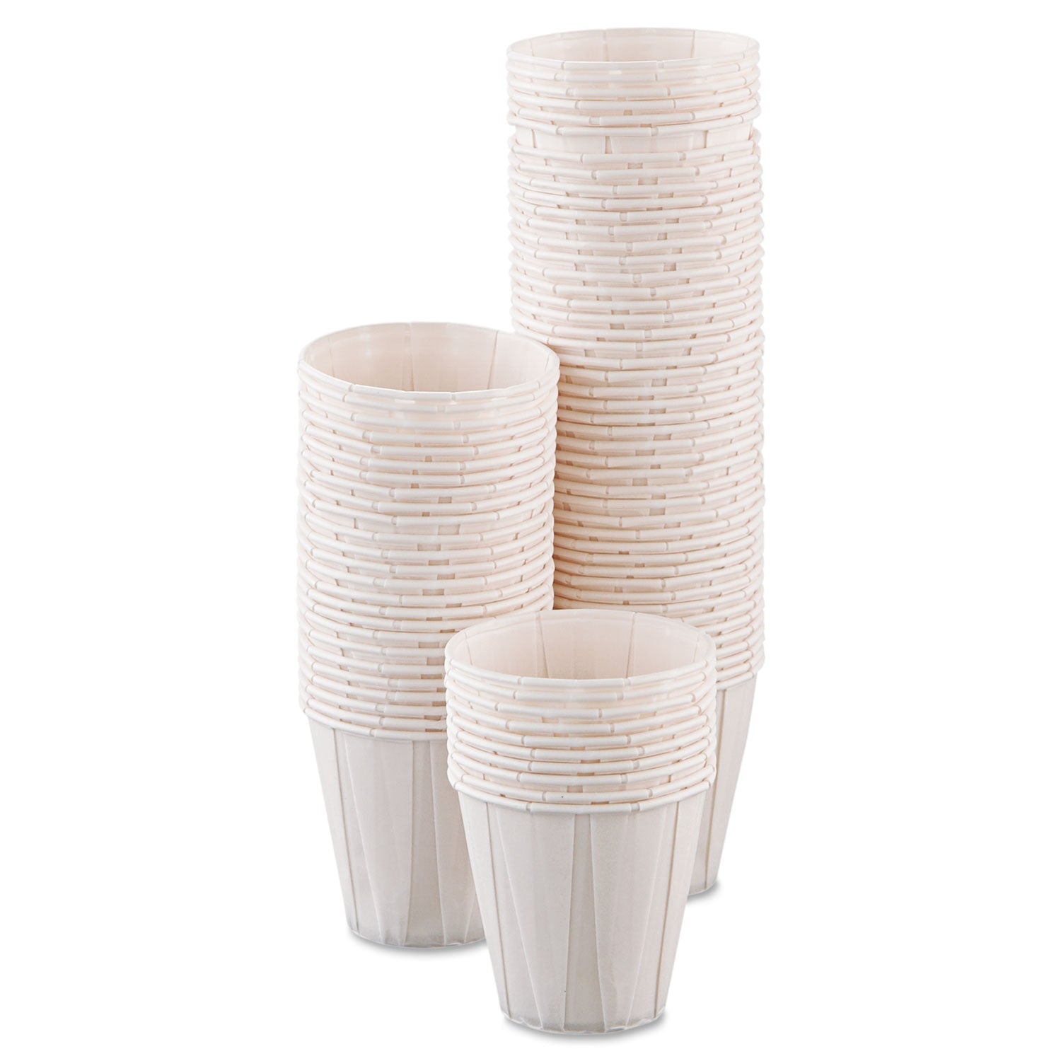 Dart Paper Medical and Dental Treated Cups, 3.5 oz, White, 100/Bag, 50 Bags/Carton
