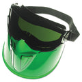 KleenGuard V90 Series Face Shield, Black Frame, Dark Green Lens, Anti-Fog