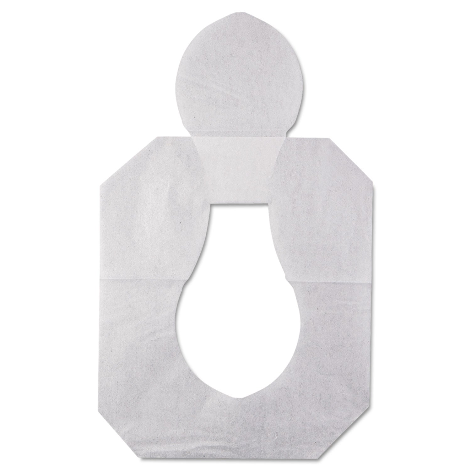 HOSPECO Health Gards Toilet Seat Covers, Half-Fold, 14.25 x 16.5, White, 250/Pack, 10 Boxes/Carton