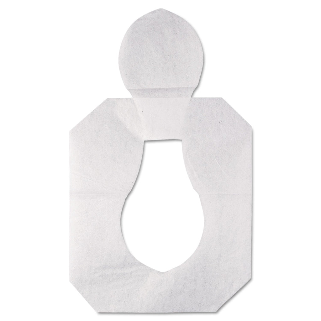 HOSPECO Health Gards Toilet Seat Covers, Half-Fold, 14.25 x 16.5, White, 250/Pack, 4 Packs/Carton