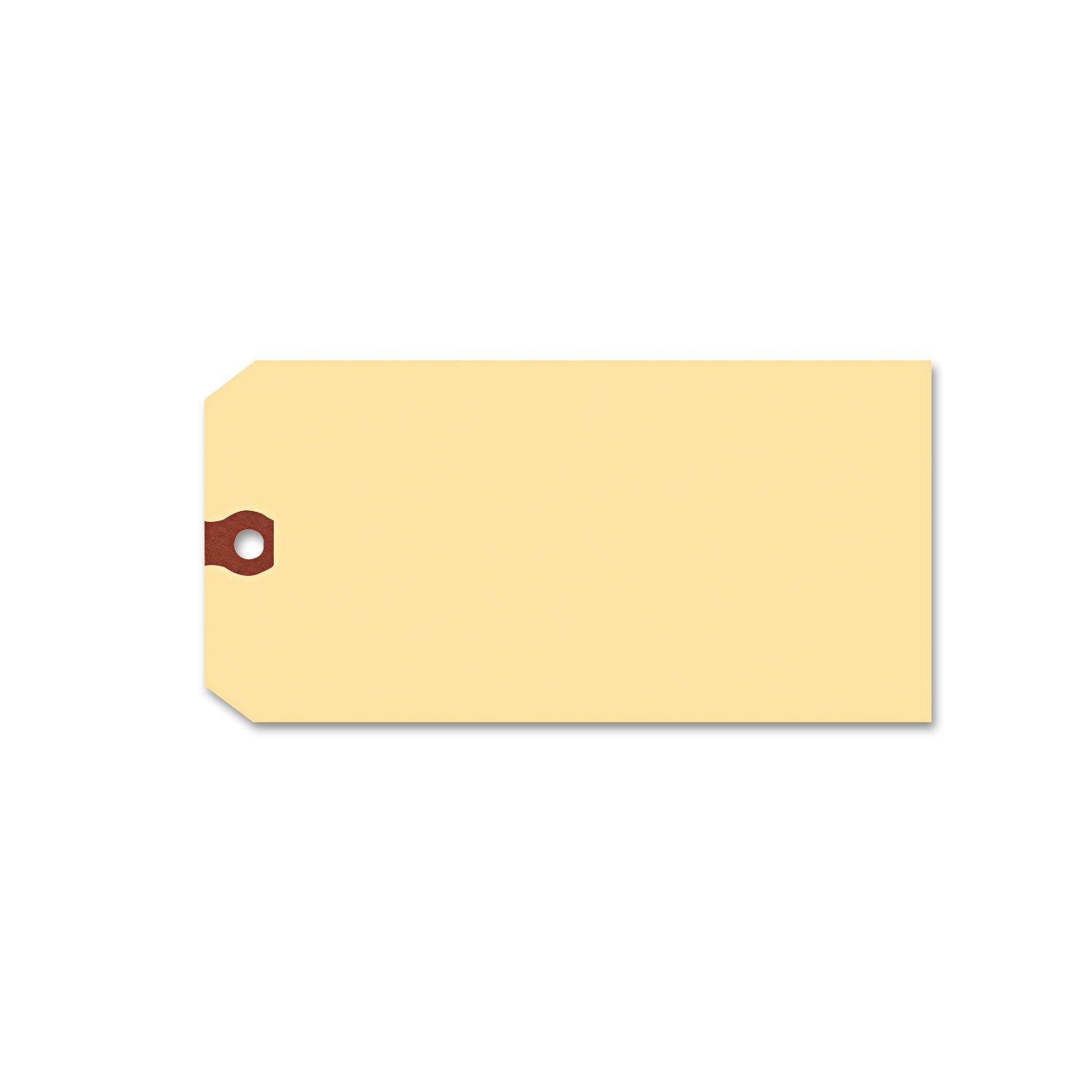 Avery Unstrung Shipping Tags, 11.5 pt Stock, 5.25 x 2.63, Manila, 1,000/Box
