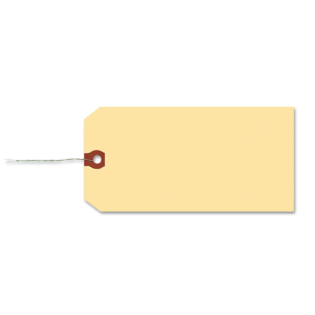Avery Double Wired Shipping Tags, 11.5 pt Stock, 6.25 x 3.13, Manila, 1,000/Box