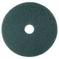 3M Low-Speed High Productivity Floor Pads 5300, 20" Diameter, Blue, 5/Carton