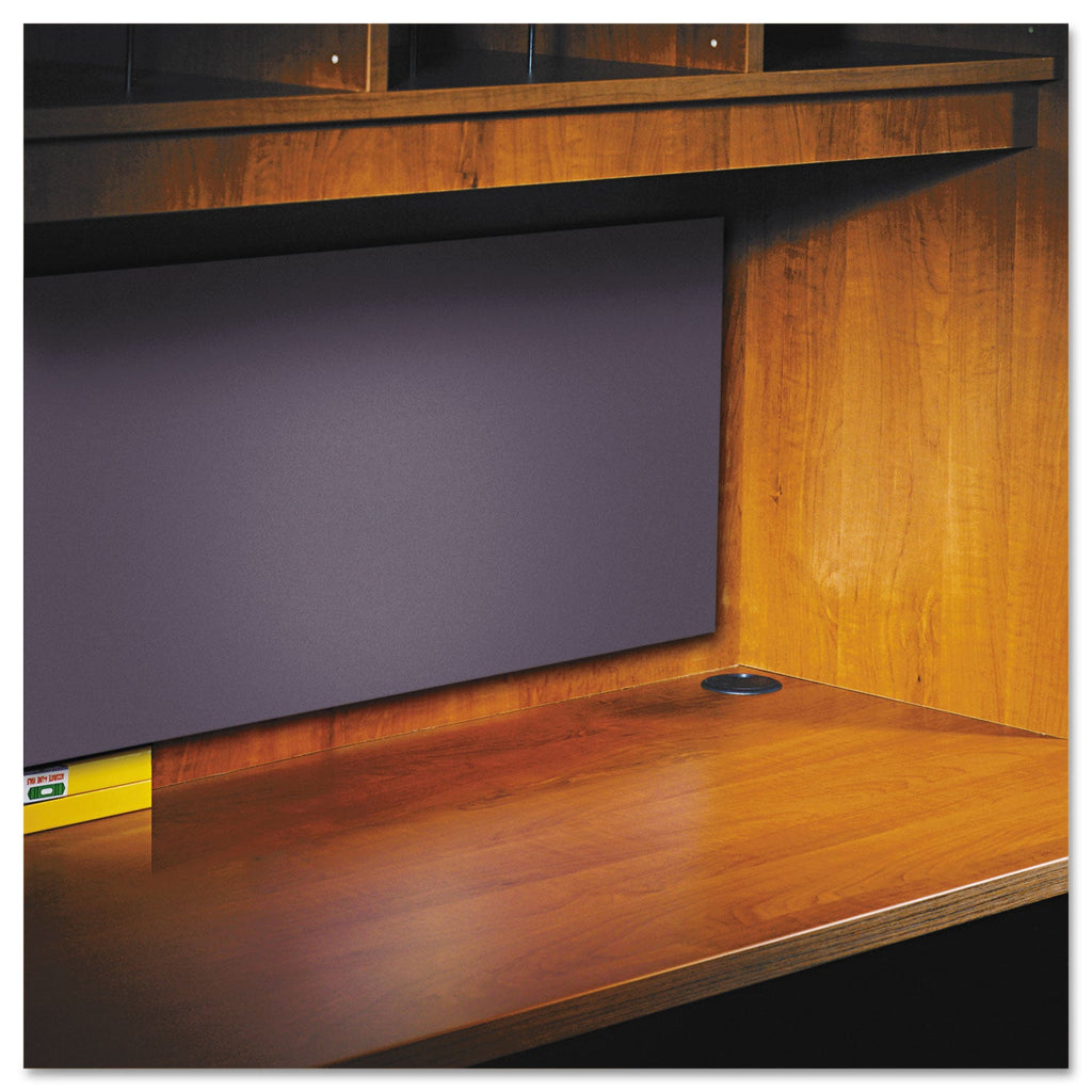 Alera Tackboard For Alera Valencia Series Storage Hutch, 43.13w x 0.5d x 14h, Charcoal