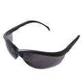 MCR Klondike Safety Glasses, Matte Black Frame, Gray Lens