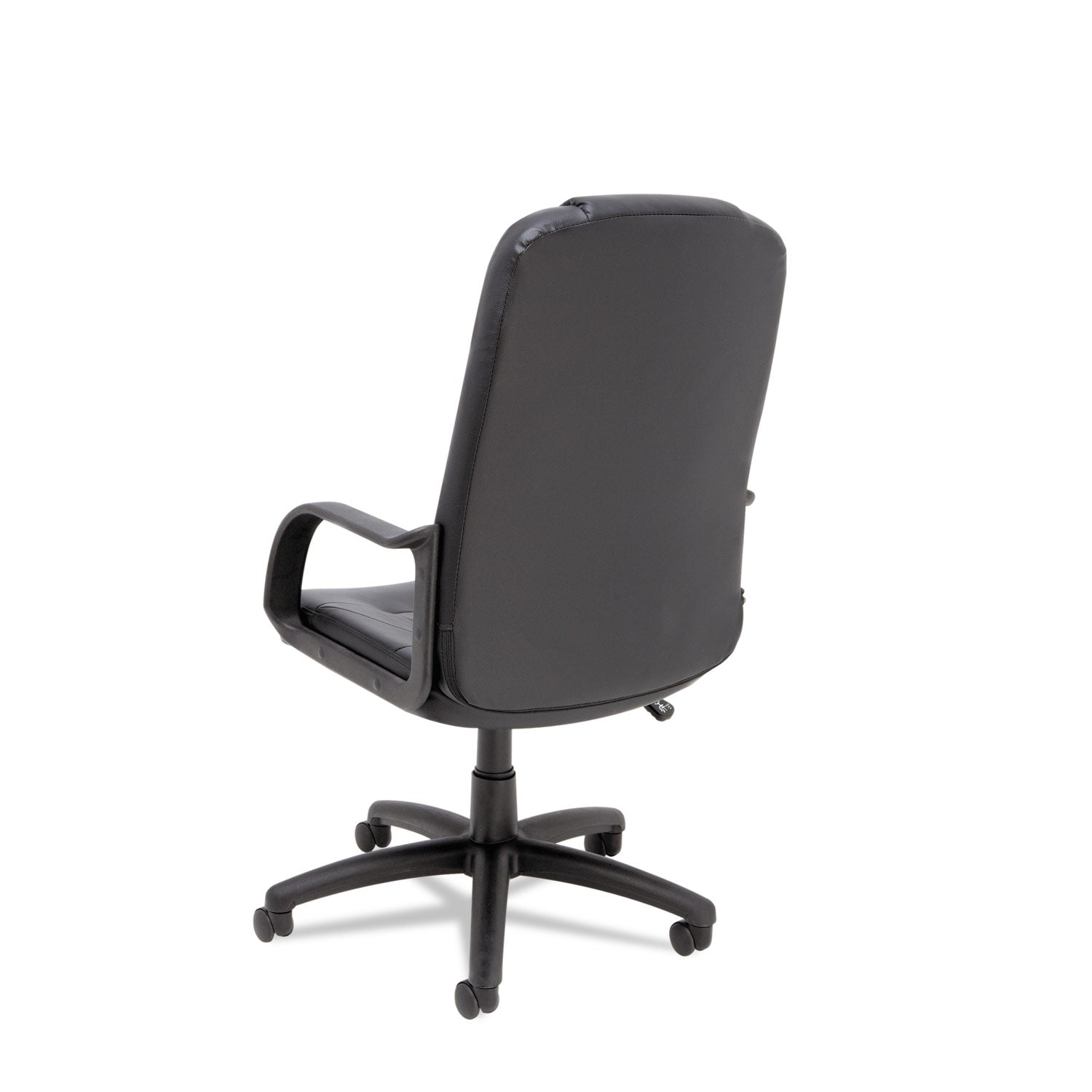 Alera Sparis Executive High-Back Swivel/Tilt Bonded Leather Chair, Supports Up to 275 lb, 18.11" to 22.04" Seat Height, Black