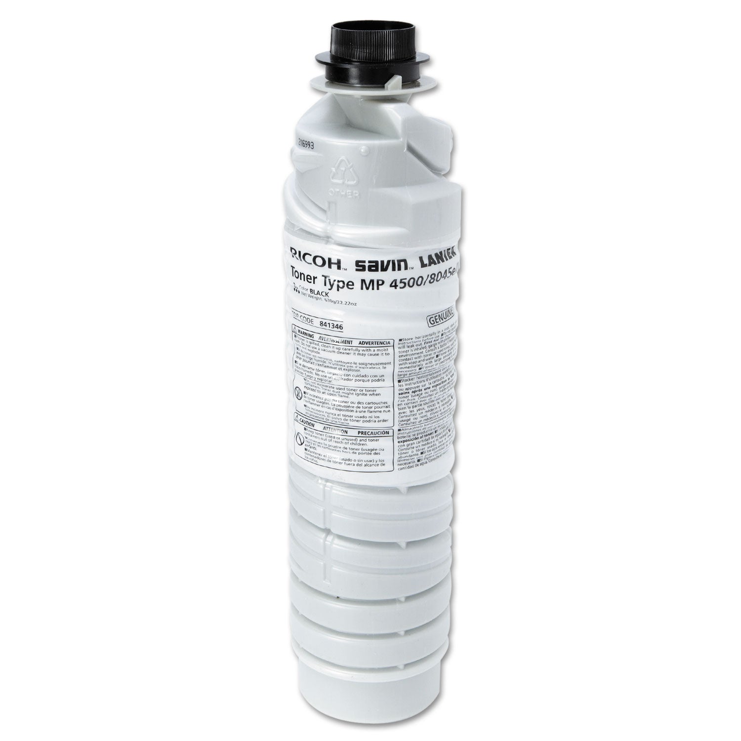 Ricoh 841346 Toner, 30,000 Page-Yield, Black