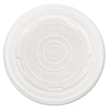 Eco-Products World Art PLA-Laminated Soup Container Lids for 12 oz, 16 oz, 32 oz, White, Plastic, 50/Pack, 10 Packs/Carton