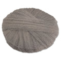 GMT Radial Steel Wool Pads, Grade 0 (Fine): Cleaning and Polishing, 17" Diameter, Gray, 12/Carton