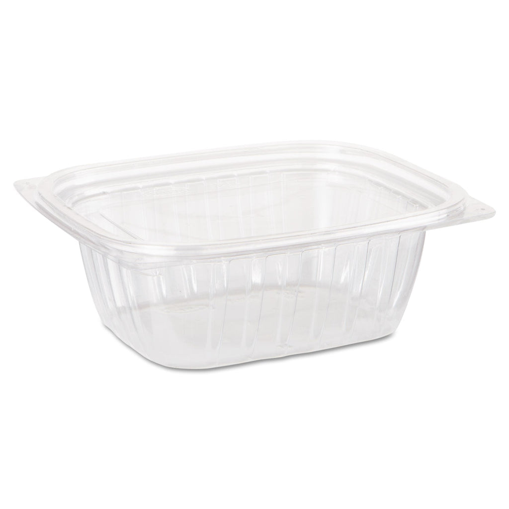 Dart ClearPac Container Lid Combo-Pack, 12 oz, 4.88 x 5.88 x 2, Clear, Plastic, 63/Bag, 4 Bags/Carton