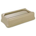 Rubbermaid Slim Jim Swing Lid, 11.38w x 20.5d x 5h, Beige