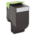 Lexmark 80C1XK0 Return Program Toner, 8,000 Page-Yield, Black