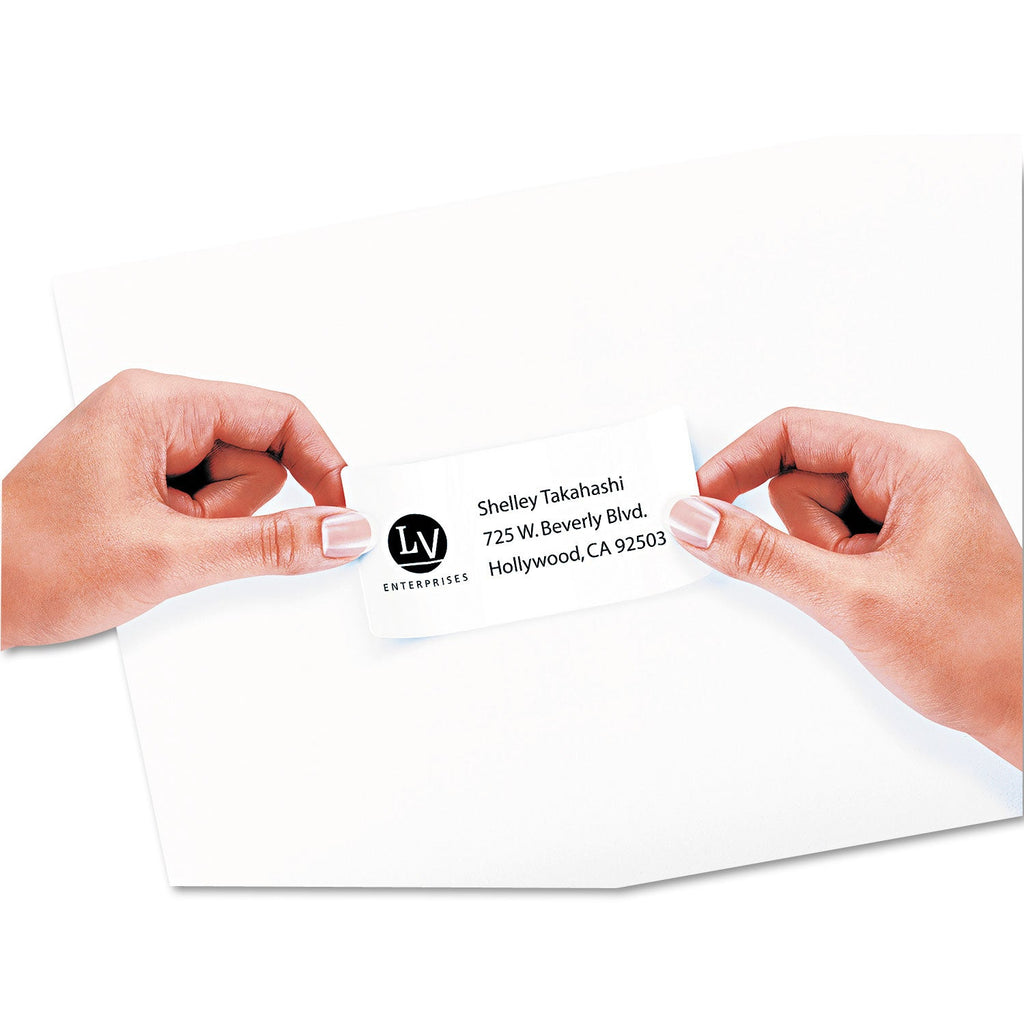 Avery Repositionable Shipping Labels w/Sure Feed, Inkjet/Laser, 2 x 4, White, 1000/Box