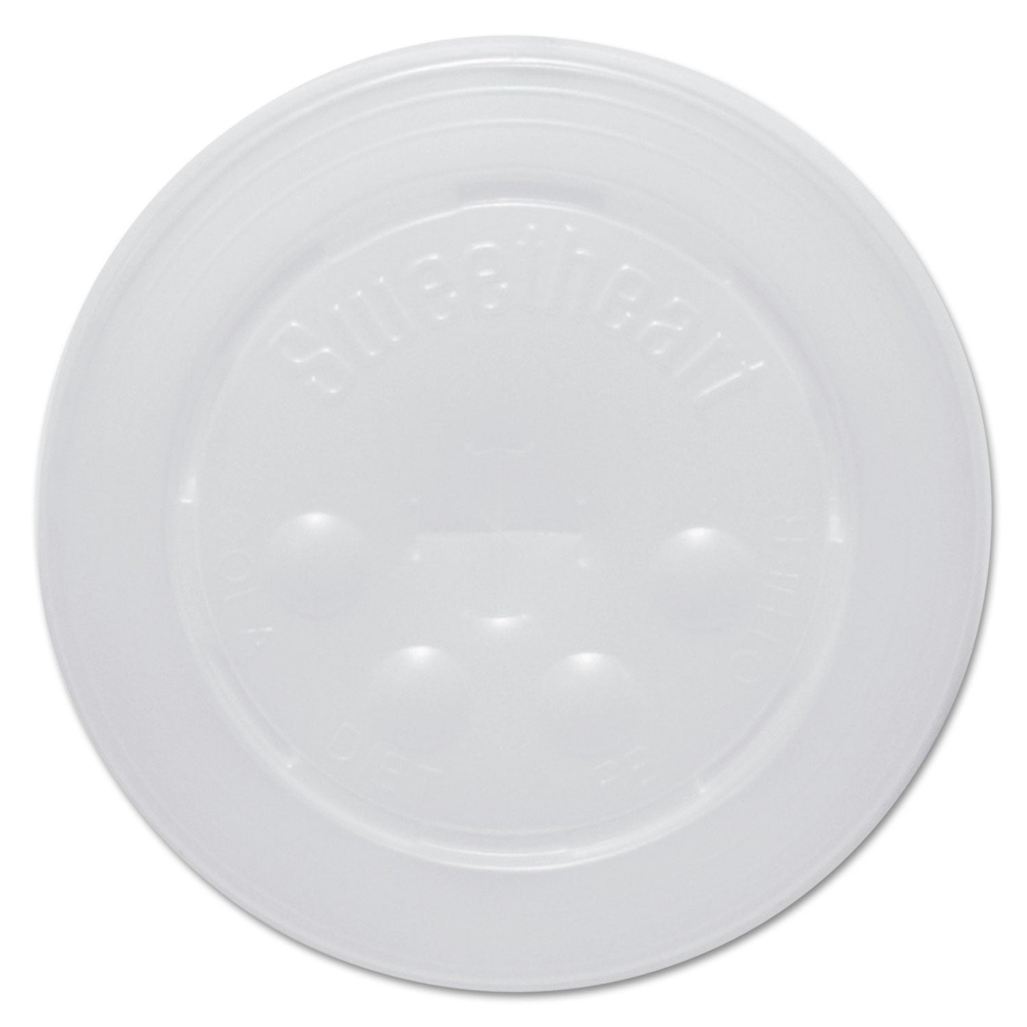 Dart Polystyrene Cold Cup Lids, Fits 12 oz to 24 oz Cups, Translucent, 125/Pack, 16 Packs/Carton