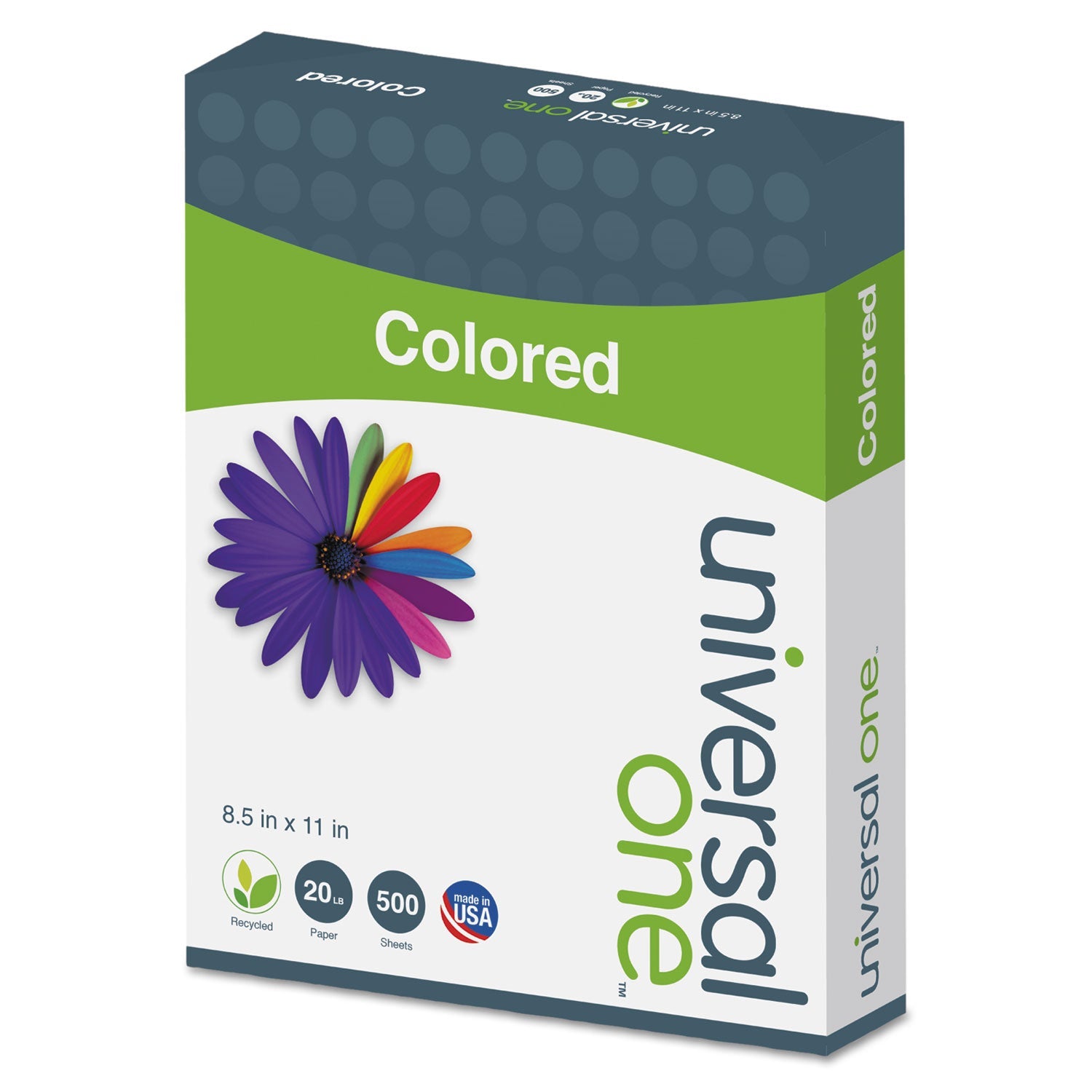 Universal Deluxe Colored Paper, 20 lb Bond Weight, 8.5 x 11, Orchid, 500/Ream