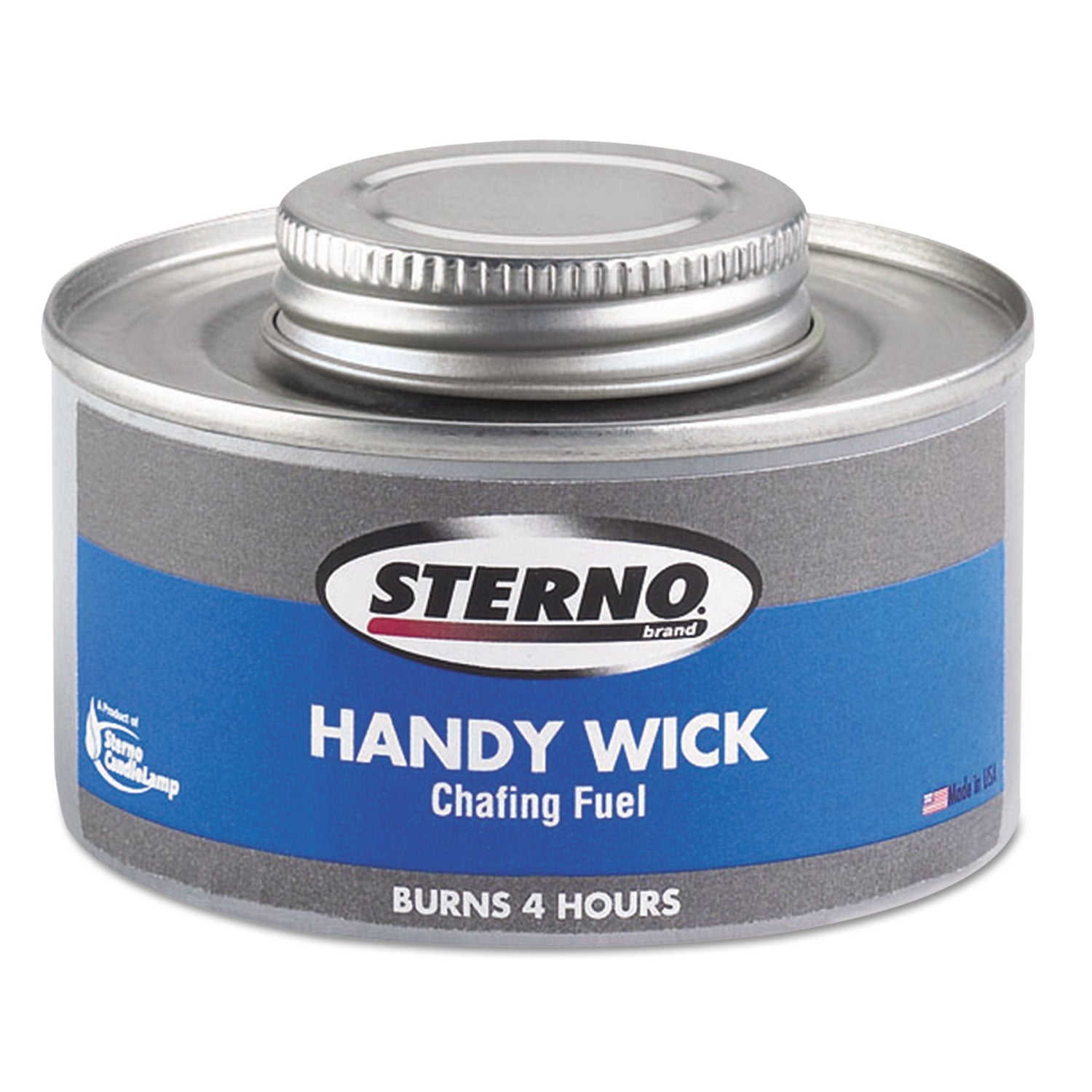 Sterno Handy Wick Chafing Fuel, Methanol, 4 Hour Burn, 4.84 oz Can, 24/Carton