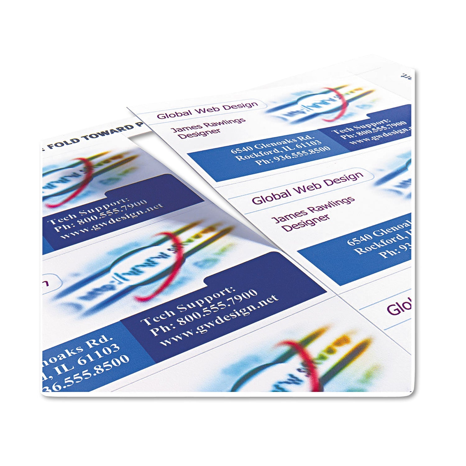 Avery True Print Clean Edge Business Cards, Inkjet, 2 x 3.5, White, 200 Cards, 10 Cards/Sheet, 20 Sheets/Pack