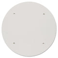 Dart Vented Paper Finger-Pull Lids, Fits 165 oz Buckets, White, 100/Carton