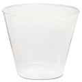 WNA Comet Plastic Tumbler, 5 oz, Clear, Squat, 50/Pack, 20 Packs/Carton