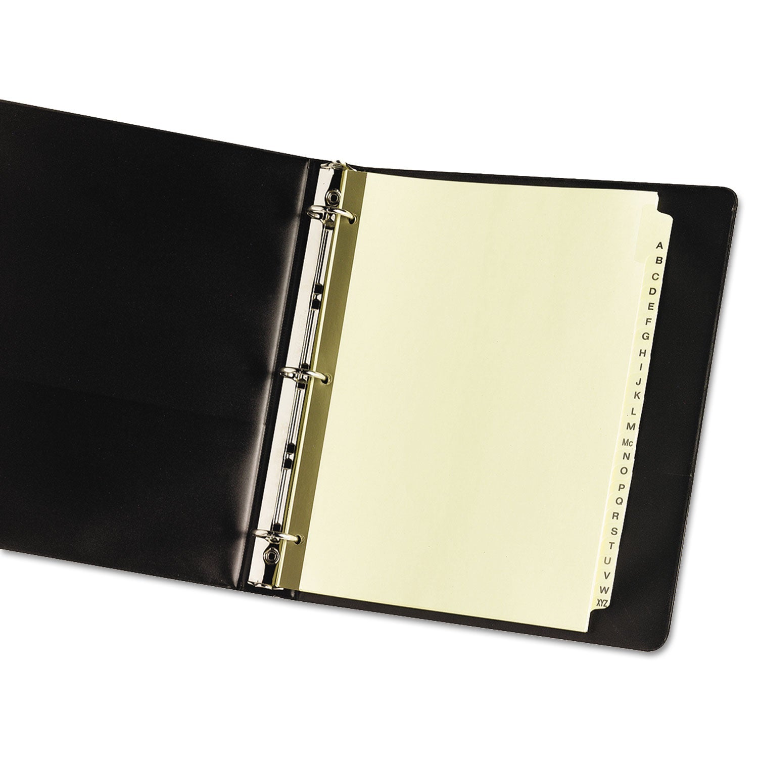 Avery Preprinted Laminated Tab Dividers with Gold Reinforced Binding Edge, 25-Tab, A to Z, 11 x 8.5, Buff, 1 Set