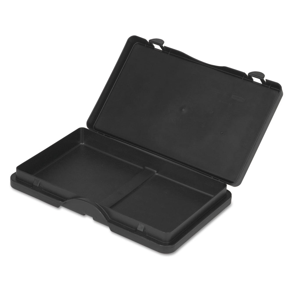 Rubbermaid Storage/Trash Compartment Cover, Plastic, Black
