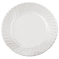 WNA Classicware Plates, Plastic, 9" dia, Clear, 18/Bag, 10 Bags/Carton