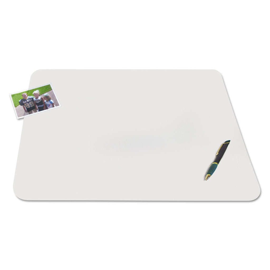Artistic KrystalView Desk Pad with Antimicrobial Protection, Matte Finish, 24 x 19,  Clear