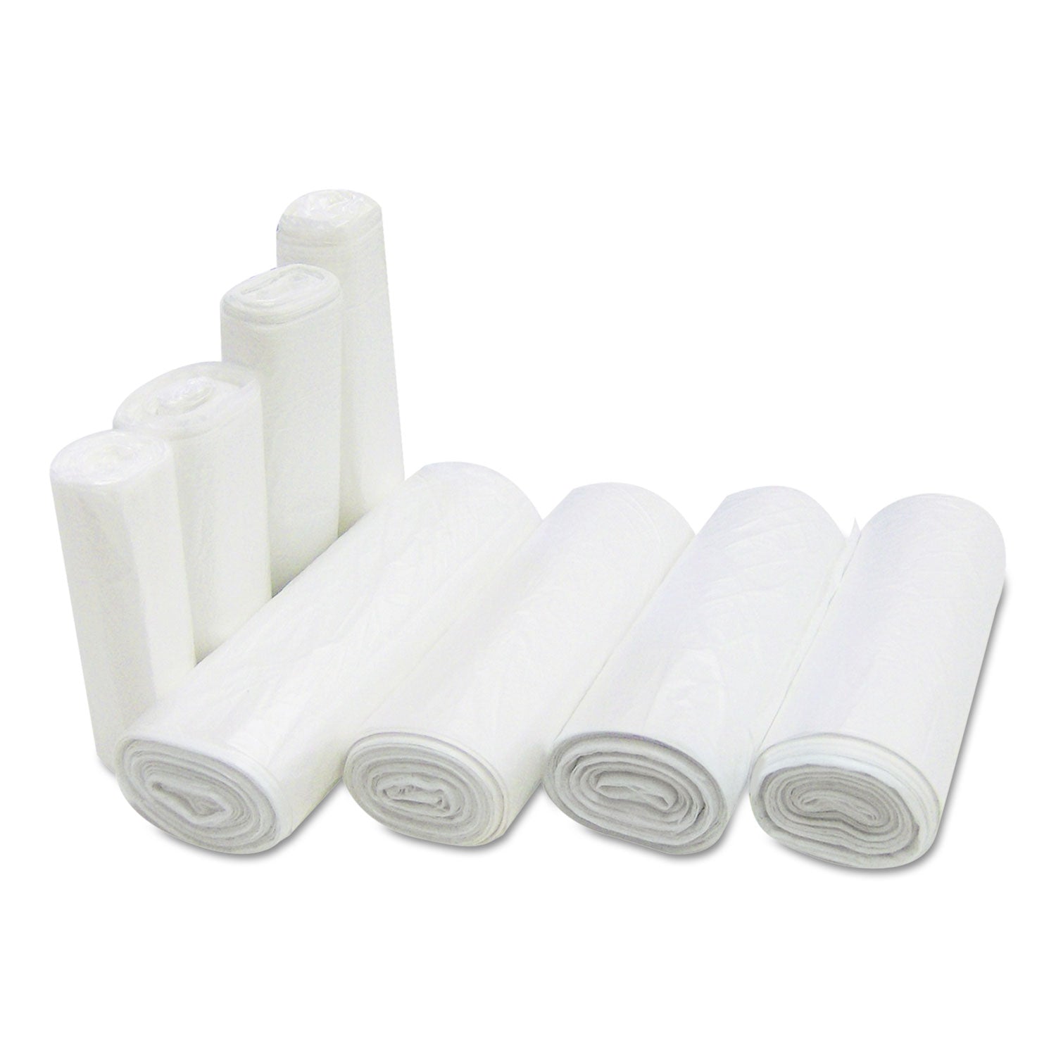 Inteplast Group High-Density Commercial Can Liners, 7 gal, 6 microns, 20" x 22", Clear, 2,000/Carton