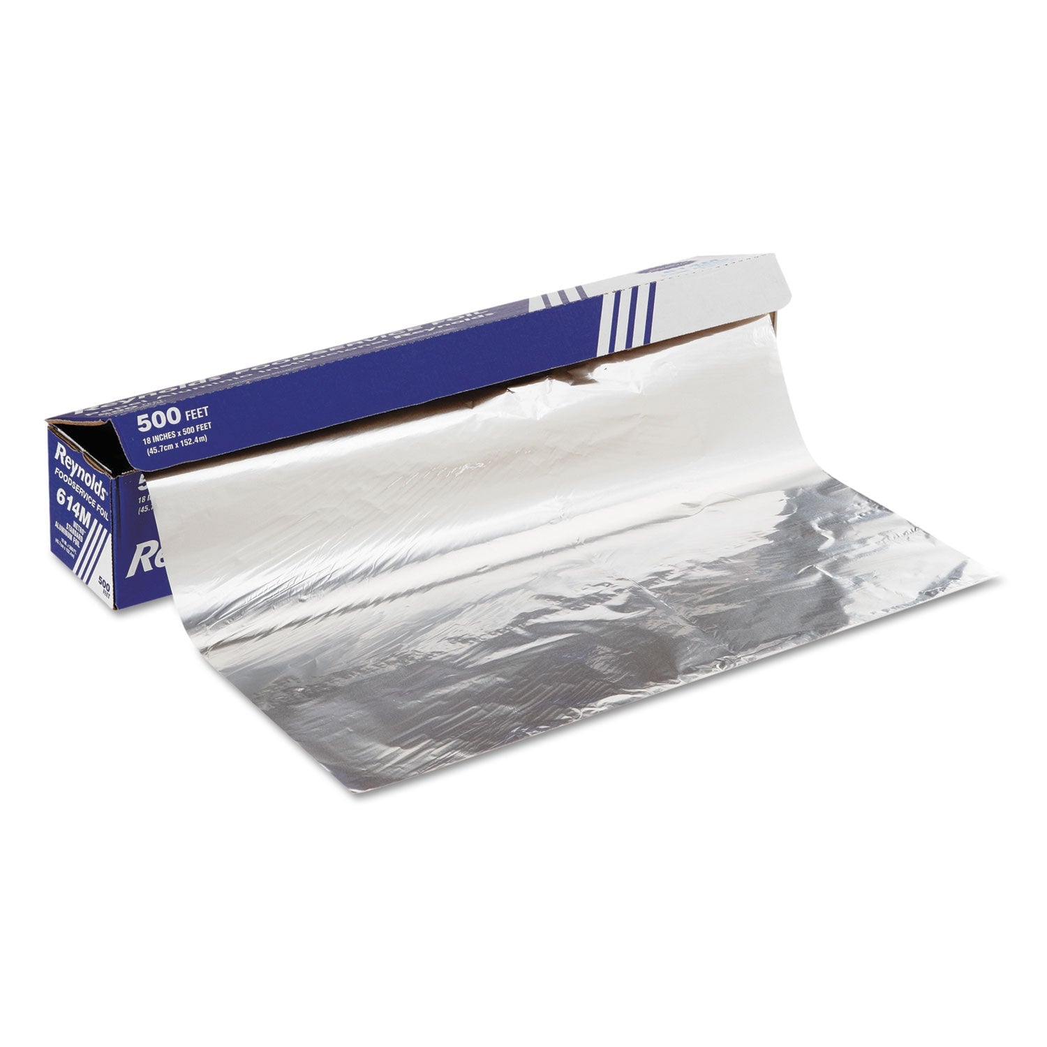 Reynolds Wrap Metro Aluminum Foil Roll, Standard Gauge, 18" x 500 ft, Silver